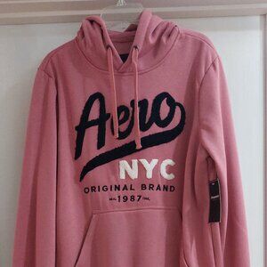 Dusty Pink Pull over Hoodie by Aeropostale Dusty Sz L